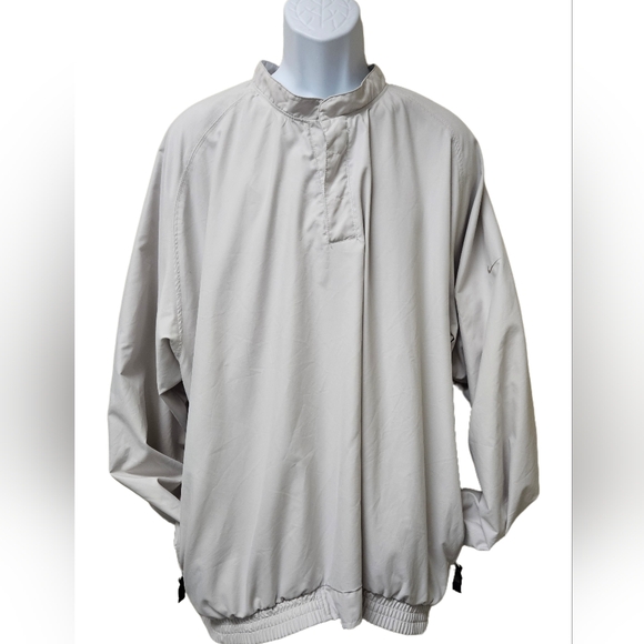 Nike Golf Men's Light Tan Windbreaker Pullover Jacket Size XXL - Picture 1 of 9